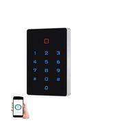 Apricancello, retroilluminazione touch card controllo accessi tastiera serratura apriporta impermeabile password di apertura remota(With 10 tags)