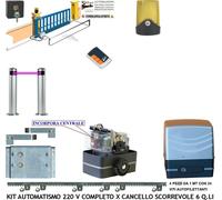 APRICANCELLO SCORREVOLE 6 QLI MOTORE 220 V 4 CREMAG RADIOC FOTO 2 PALI FARO SELE