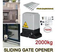 Apricancello scorrevole elettrico da 2000 kg AC 750 W Cancello motore Operatori automatici per porte Kit apriporta per garage per carichi pesanti