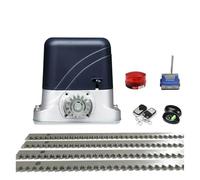 Apricancello scorrevole, Motore automatico for apertura cancello scorrevole da 1400 libbre 600 kg con telecomando Effettua un ordine e invia 1 maschera(Kit 4)