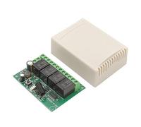 Apricancello, Telecomando universale 433 MHz Ricevitore e trasmettitore relè wireless CC, for garage/luce/motore/LED(1RC 5B)