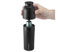 Navaris Apricapsule Compatibile con Nespresso - Apri Capsule caffè - Strumento per Riciclare Capsule Caffe Alluminio - Svuota Cialde Usate - Nero