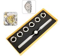 Apricasse per Orologi,Kit Professionale Apricasse, Kit di strumenti per la riparazione dell'orologio, per Apertura Casse Orologi Rolex e Tudor, Ideale per Orologiai