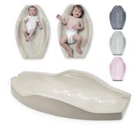 Apricity - Fasciatoio per bambini, grande, portatile, impermeabile, lavabile, antiscivolo, per comò (beige sabbia)
