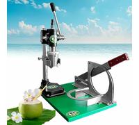 Apricocco manuale, macchina per aprire i fori del cocco in acciaio inossidabile, strumento per aprire il cocco verticale, strumento per perforare i fori del cocco，Single Handle