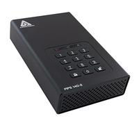 Apricorn 10 TB Aegis Padlock desktop FIPS 256-bit Hardware Encrypted USB 3 Hard Drive - nero
