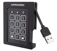 Apricorn 120 GB Aegis Padlock 256-bit FIPS 140 - 2 Convalidato Portable Drive esterno USB 3.0 Hardware 240 GB