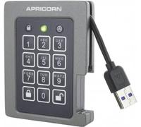 Apricorn Aegis Lucchetto 2 TB SSD 256-bit, FIPS 140-2 Livello 2 convalidato Ruggedized USB 3.0 Encrypted External Portable Drive (ASSD-3PL256-2TBF)