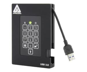 Apricorn Aegis - Lucchetto Fortress A25-3PL256-S2000F - Disco a stato solido, 2 TB, USB 3.0