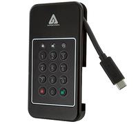 Apricorn Aegis NVX da 500 GB - Unità NVMe ad altissima velocità 10Gbps USB tipo C crittografata hardware (ANVX-500GB)