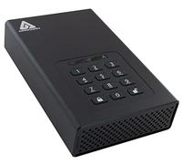 Apricorn Aegis Padlock DT - Disco rigido USB 3.0 crittografato a 256 bit da 12 TB (ADT-3PL256-12TB)