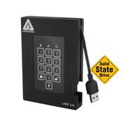 Apricorn SSD esterno Aegis Padlock Fortress 512 GB USB 3.2 Gen 1 Nero [A25-3PL256-S512F]