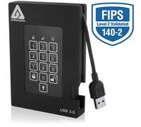 Apricorn Aegis Padlock Fortress disco rigido esterno 2 TB 5400 Giri/min USB tipo