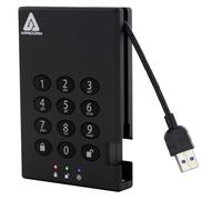 Apricorn Aegis Padlock USB 3.0 1000GB disco rigido esterno Nero