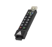 Apricorn Aegis Secure Key 3 NX - Chiavetta USB 3.0 da 256 GB, con crittografia FIPS 140-2, livello 3, convalidata, sicura USB 3.0 (ASK3-NX-256GB), colore: nero