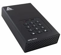 Apricorn Lucchetto desktop Aegis da 18 TB FIPS 140-2 disco rigido crittografato a 256 bit convalidato (ADT-3PL256F-18TB)