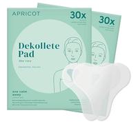 APRICOT - 2 decollete pad anti-rughe in silicone medico con aloe vera, riutilizzabili, dermatologicamente testato, vegano e senza sperimentazione su animali, anti-rughe