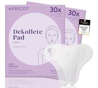 APRICOT 2 x decollete Pad anti-rughe in silicone medico con ectoin - Fino a 60 volte riutilizzabili, dermatologicamente testato, vegano e senza sperimentazione su animali, anti-rughe