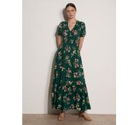 Apricot Apricot Abito lungo con stampa floreale effetto acquerello 38 verde