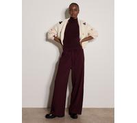 Apricot Apricot Crinkle-Textured Wide-Leg Joggers 44 rosso