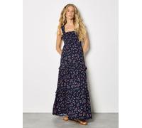 Apricot Apricot Ditsy Floreale Smocked Abito lungo 40 blu