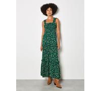 Apricot Apricot Ditsy Floreale Smocked Abito lungo 44 verde
