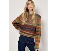 Apricot Apricot Maglione multicolore a maglia grossa 44 arancione