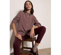 Apricot Apricot Oversized Stripe Shirt 40 rosso