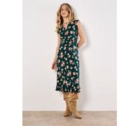 Apricot Apricot Vestito Midi Floreale Pittorico 42 verde