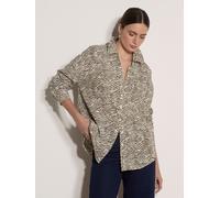 Apricot Camicia oversize color Apricot con stampa zebrata 38 Marrone