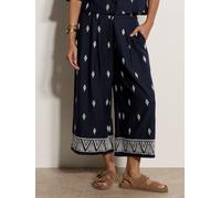 Apricot Culotte ricamate in Misto cotone color Apricot 38 blu