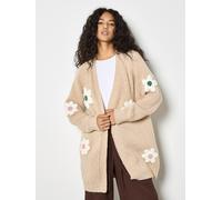 Apricot Giacchetta ' ' beige / bianco Donna - Abbigliamento - Taglie comode - Pullover e cardigan - Cardigan Apricot XS