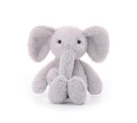 Apricot Lamb Eamon - Elefante di peluche, 14 cm, colore: grigio