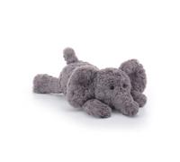 Apricot Lamb Elefante sdraiato di peluche, 33 cm, grigio