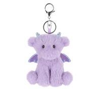 Apricot Lamb -keychain purple dragon- Good Luck Charm, Gifts Girlfriend or Boyfriend, keychain keyring, Car Key Ring, Gift for Driving Licence, Women, Girls, Children