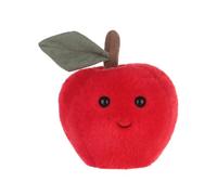 Apricot Lamb Peluche a Base di Mela per Bambini, Animale di Peluche Morbido e Carino per Bambine, Peluche a Forma di Mela Rossa 14 cm