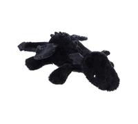 Apricot Lamb Peluche a forma di drago bugiante per bambini, morbido e carino, per bambine e ragazzi, morbido drago bugiante, nero, 28 cm