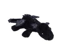 Apricot Lamb Peluche a forma di drago sdraiato, 38 cm, giocattolo morbido e lavabile, regalo per bambini, ragazze, ragazzi (colore nero)