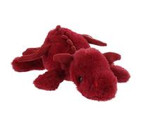 Apricot Lamb Peluche a forma di drago sdraiato, 38 cm, morbido e lavabile, regalo per bambini, ragazze, ragazzi (colore scarlatto)