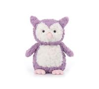 Apricot Lamb Peluche a forma di gufo e uccello, per bambini, morbido e carino, per bambine e ragazzi, morbido fiore, gufo, viola, 24 cm