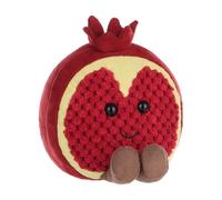 Apricot Lamb Peluche di melograno fresco per bambini, morbido e carino, per bambine e ragazzi, frutta soffice, melograno rosso, 12 cm