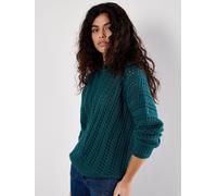 Apricot Maglione a pipistrello in maglia verticale color Apricot 38 verde