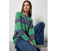 Apricot Maglione a righe larghe color albicocca 44 blu