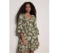 Apricot Mini abito floreale con volant Apricot Sarasa 46 verde