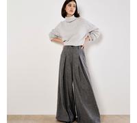 Apricot Pantaloni ampi in tessuto spigato