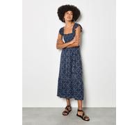 Apricot Vestito midi Metallico Floreale Folk Apricot 44 blu