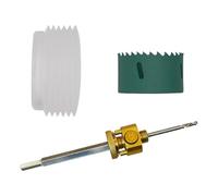 Apriforo con di collegamento - Accessorio in metallo per trapano e montaggio a soffitto | Strumento di carotaggio rapido ed per piastre di gesso e soffitti