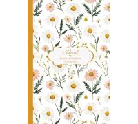 April Birth Flower Composition Notebook: Daisy Floral Notebook for Girls, Teens & Women - Minimalist Flower Lined Journal for School, Writing & Notes
