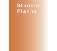 April Chloe Ter Burnt Orange Planner, Agenda, Organizer for STUDENTS (Tascabile)