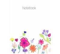 April Chloe Ter Notebook, Large, 8.5 X 11, Ruled + Grid Notes, Flora (Tascabile)